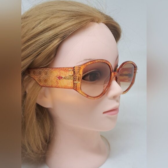 Christian Dior Women's Sunglasses Optyl Red Orange Vintage 80s 2603 40 57mm - Picture 1 of 16